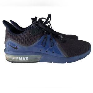 Nike Air Max Sequent 3 Size 8.5 Blue and Black